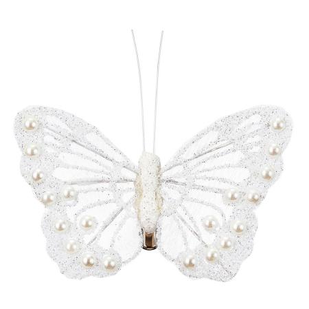 特価◎バタフライクリップ WHITE ホワイト/ZE000348