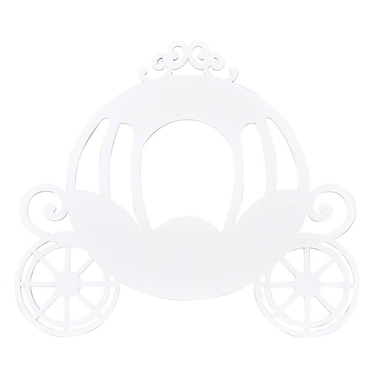 馬車プレート WHITE ホワイト/ZE009065