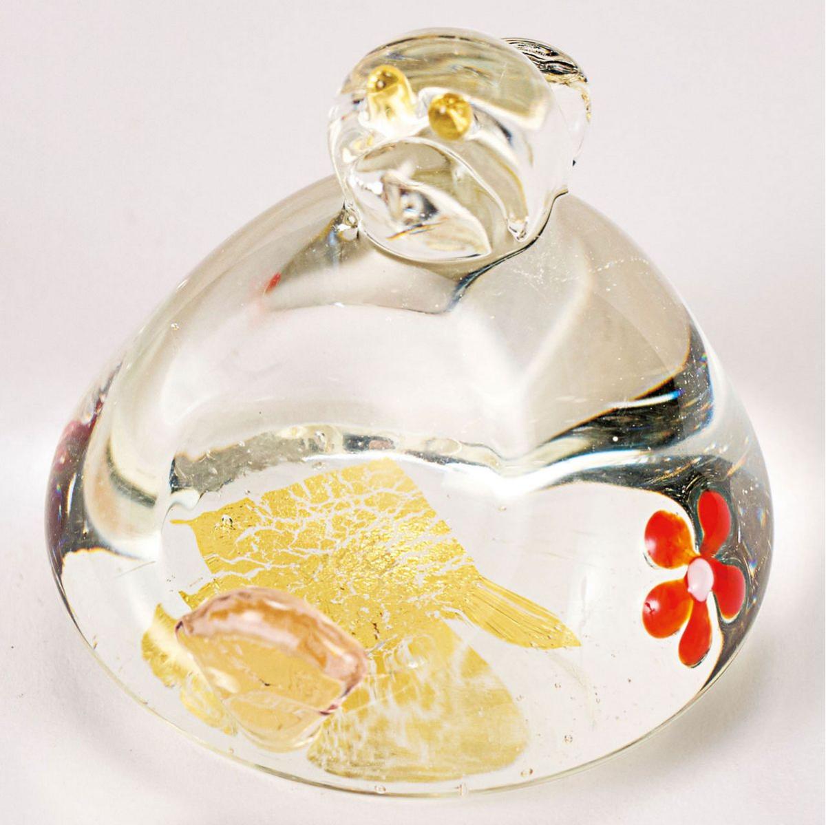 東京堂/硝子の雛人形 京花 金箔入 /GG000300