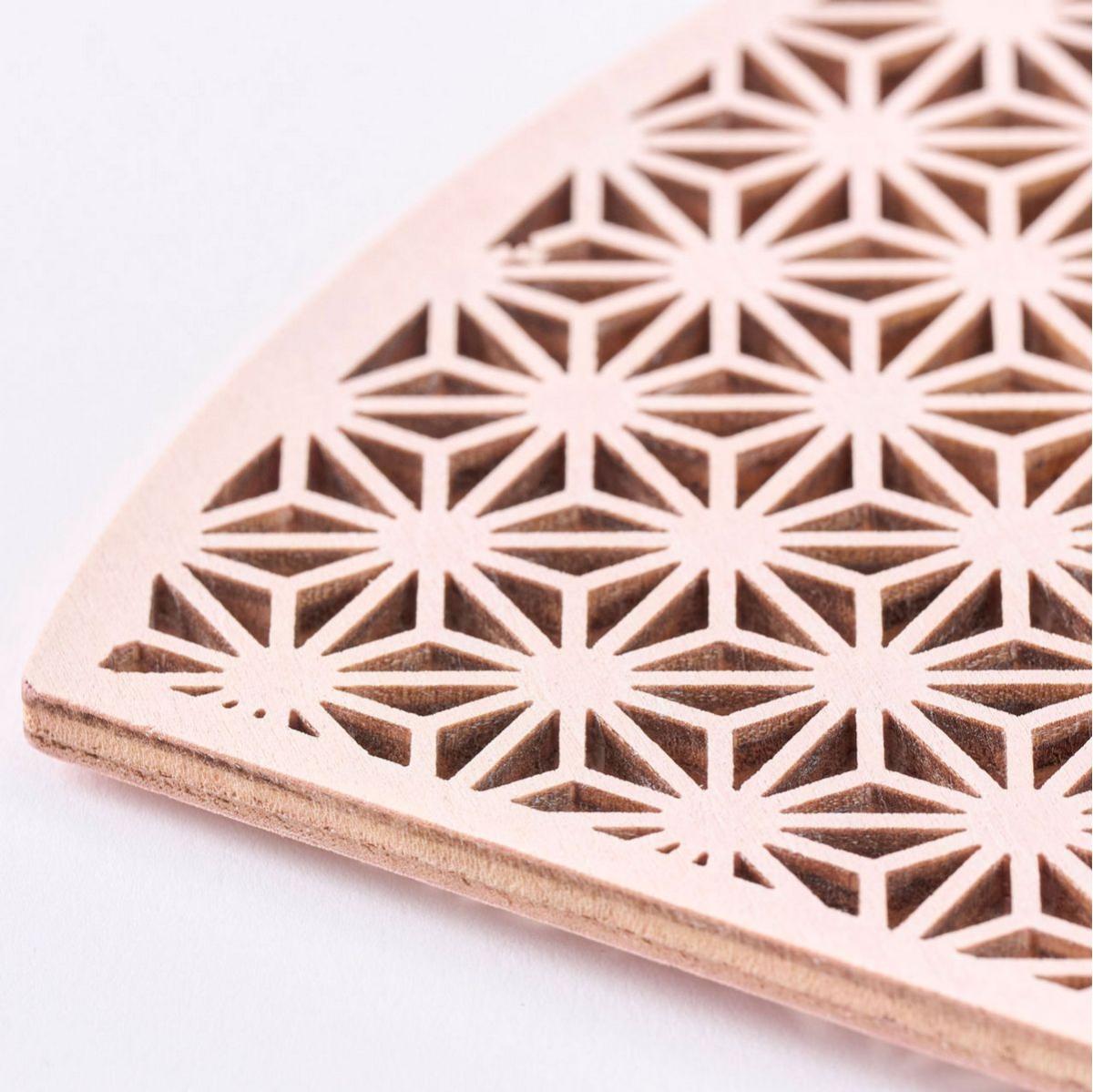 特価◎麻の葉扇ハーフプレート #2 PINK ピンク/ZE009055-002