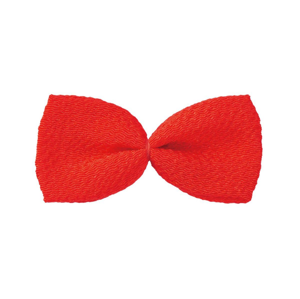 ちりめんリボンM 無地/赤 アカ/ZE000028