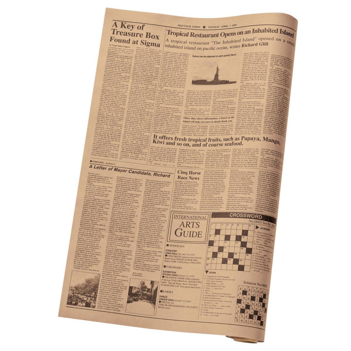 ニュースペーパー 4 ブラウン /WS0000ON-004