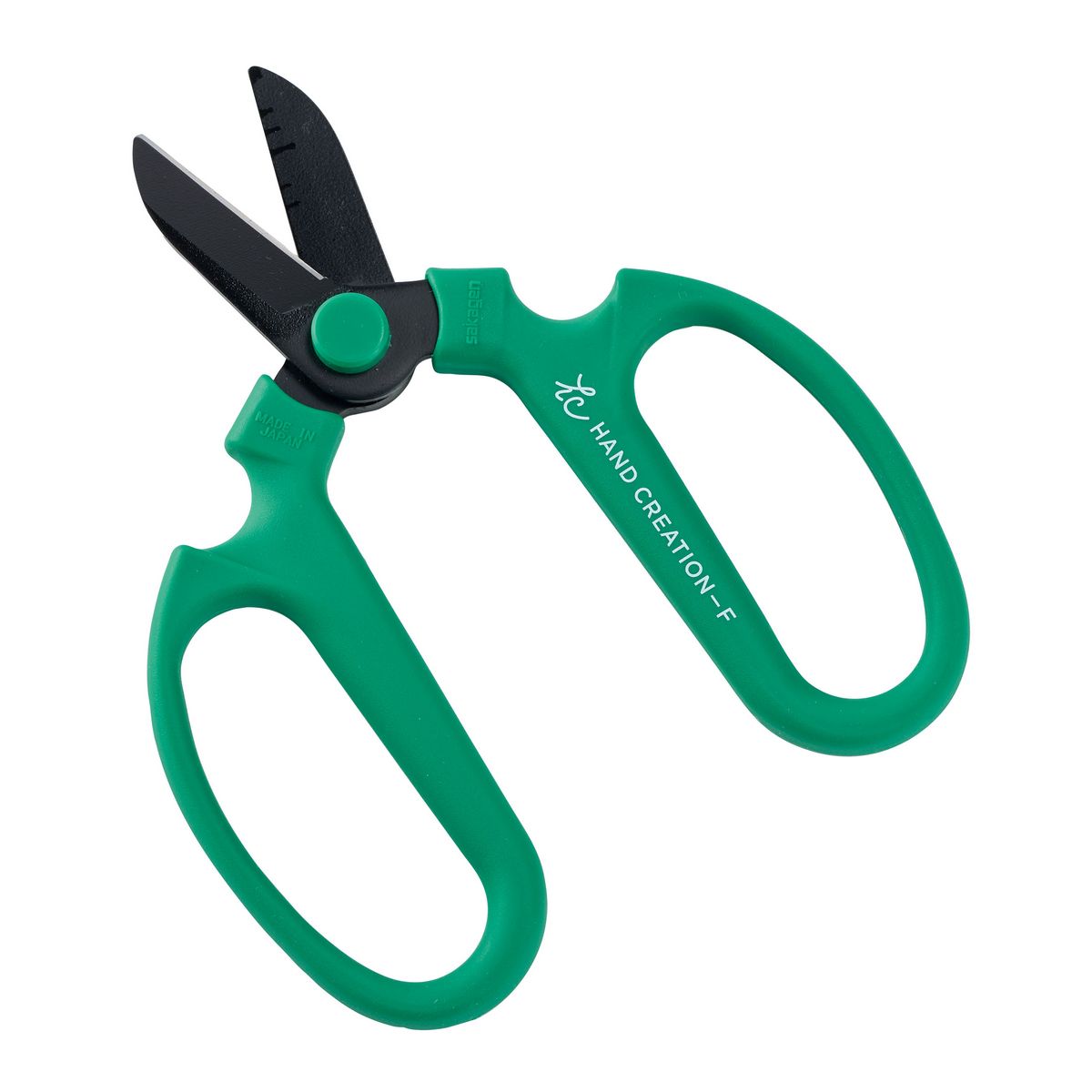 特価◎坂源/生花鋏 ハンドクリエーション 黒刃 カシミアグリーン/AH000037-BCA