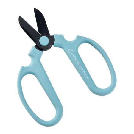 特価◎坂源/生花鋏 ハンドクリエーション 黒刃 スモーキーアクア/AH000037-BSA