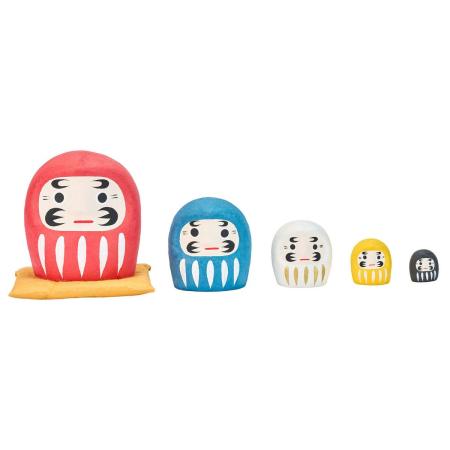 はりこーシカだるま(五色)/JB021440