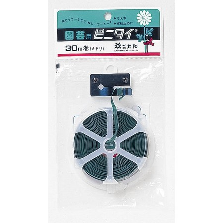 ビニタイパッチン30m巻　緑/3232040