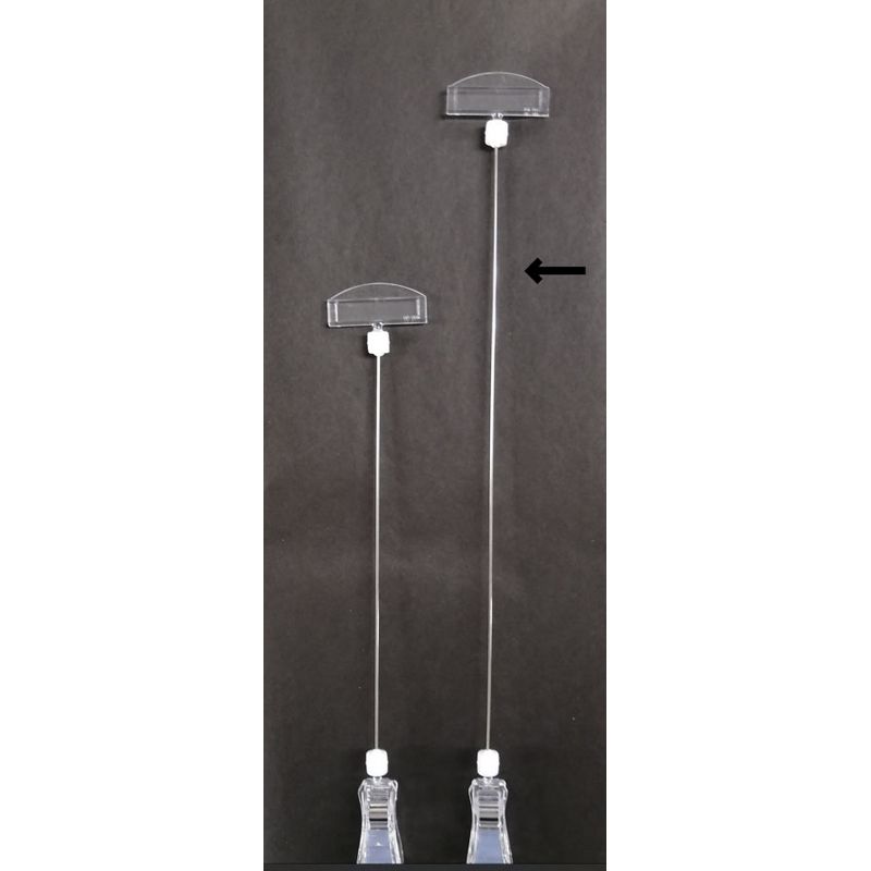 ステンカード立てクリップ付き M 10本入り/5790132