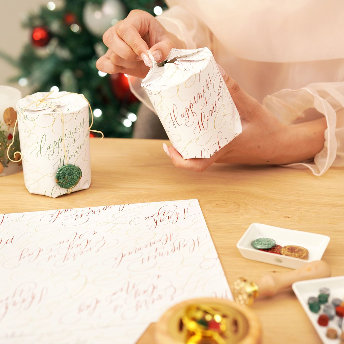 CraftieHome/クリスマスのボタニカルキャンドルキット/C-01-CAN-231101-MX