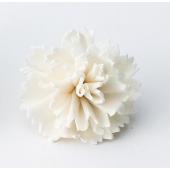 ※販売終了※【ハンドメイドフラワー】【小分け】大地農園/ソーラーファインカーネーション小 4輪 白