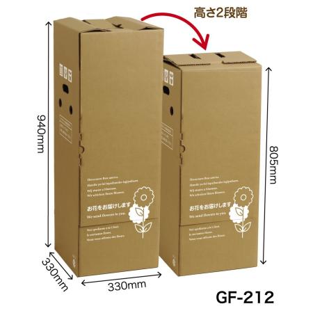 【直送】配送ボックス GF-212　10枚入920505 ※返品・代引・キャンセル不可