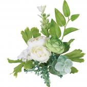 【造花】YDM/ミニラナンキュラスブッシュ W/G/FB -2568-W/G