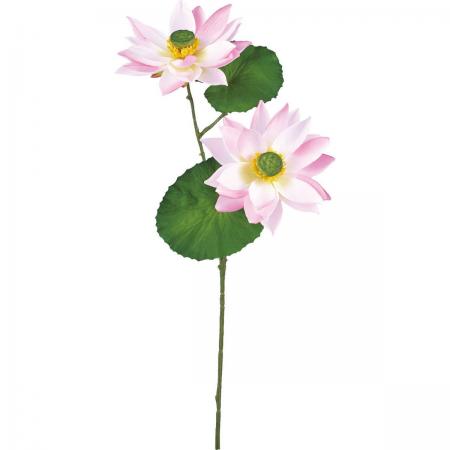 【造花】YDM/ロータス×2 ライトピンク/FA-7350L/P