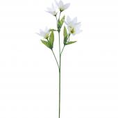 【造花】YDM/キキョウスプレー ホワイト/FS-8357W
