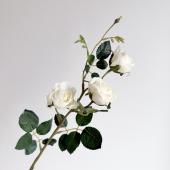 【造花】YDM/コンフォートミルフィーローズスプレー ホワイト/FD-0128W