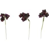 【造花】YDM/ベリーピック20Ｐセット ワイン/FZY-0448WI