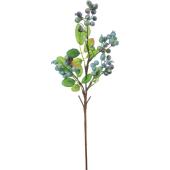 【造花】YDM/チェカーベリースプレー ブルー/FG-5292BLU