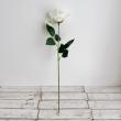 即日★【造花】YDM/シングルローズ ホワイト/FF-3092W
