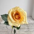 【造花】YDM/シングルローズ イエロー/FF-3092Y