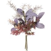 【造花】YDM/ドライリーフミックスバンドル モーブ/FBC-8243MAV