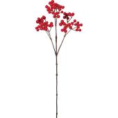 【造花】YDM/フレキシブルベリースプレー レッド/FG-5339R