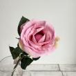 アウトレット◎即日★【造花】YDM/コンフォートシングルローズ ピンク/FD-0150-P