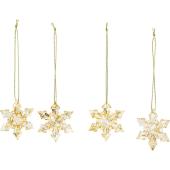 即日★YDM/ホイールミニスノーオーナメント4P GO/COH-1098