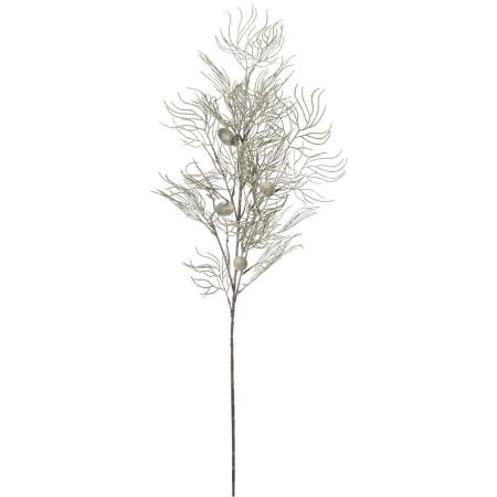 【造花】YDM/スノーカーリーパインスプレー グリーン/FS-6309-GR