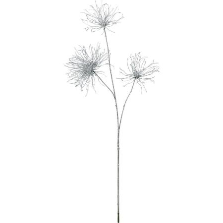 【造花】YDM/グリッターアネモネシード シルバー/FS-6322-SI