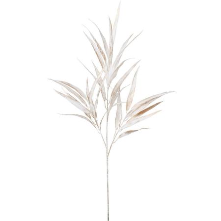 【造花】YDM/ブラッシュホソバユーカリブランチ ホワイトゴールド/FS-6291-WGO
