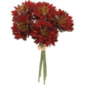 即日★【造花】YDM/ベルベットコーンフラワーピック5Ｐ バーガンディー/FS-6342-BUR