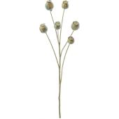 【造花】YDM/フロッキーポピーシードスプレー グリーン/FG-5446-GR
