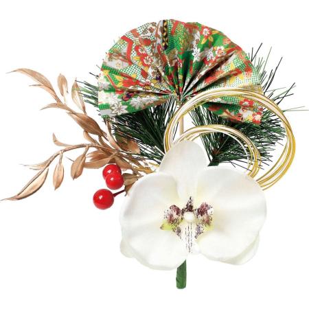 【造花】YDM/迎春胡蝶蘭ブッシュ/FS-5503-W