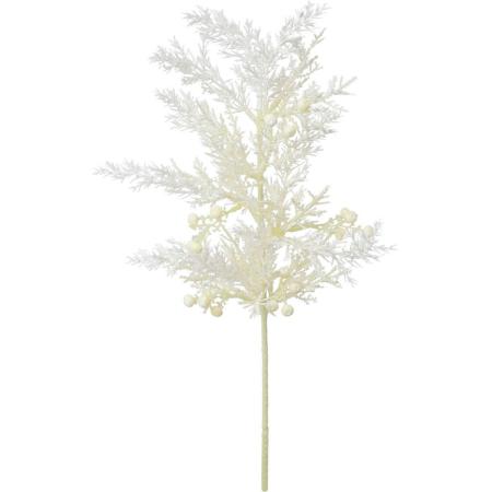 【造花】YDM/ジュニパーベリーブランチ ホワイト/FS-6346-W