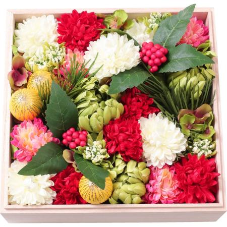 【直送】【造花】YDM/華おせち 初春五彩/NAATW-037 ※返品・代引・キャンセル不可