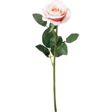 特価◎【造花】YDM/コンフォートシングルローズ クリームピンク/FD-0150CRP