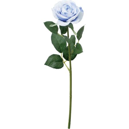 【造花】YDM/コンフォートシングルローズ ホワイトブルー/FD-0150W/B