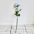 【造花】YDM/コンフォートシングルローズ ホワイトブルー/FD-0150W/B