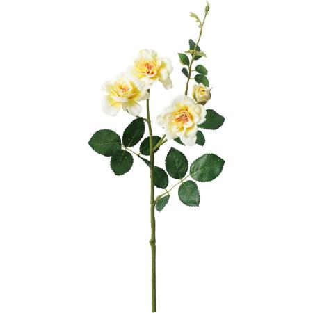 特価◎【造花】YDM/コンフォートガーデンローズスプレー クリームオレンジ/FD-0169C/O