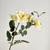 【造花】YDM/コンフォートガーデンローズスプレー クリームオレンジ/FD-0169C/O