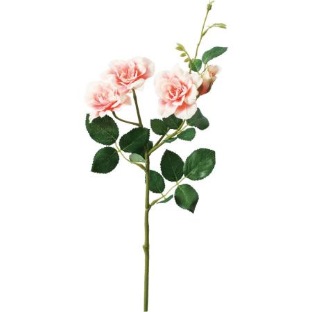 【造花】YDM/コンフォートガーデンローズスプレー クリームピンク/FD-0169CRP