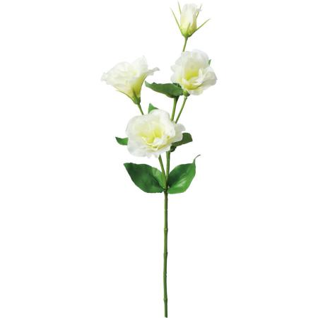 特価◎【造花】YDM/コンフォートフリルリシアンサス ホワイト/FD-0168W