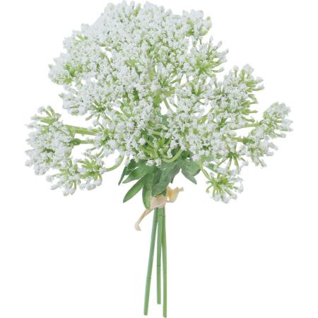 【造花】YDM/コンフォートレースフラワーバンドル ホワイト/FD-0173W