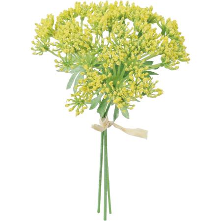 【造花】YDM/コンフォートレースフラワーバンドル イエロー/FD-0173Y