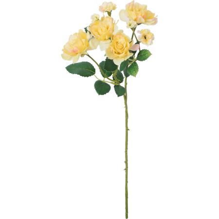 【造花】YDM/アストラルローズスプレー イエロー/FA-7631Y