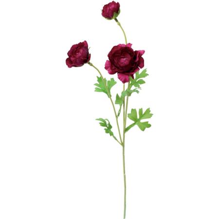 特価◎【造花】YDM/エチュードラナンキュラススプレー ダークビューティー/FA-7593DBY