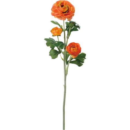 特価◎【造花】YDM/セーヌラナンキュラススプレー オレンジ/FA-7594OR