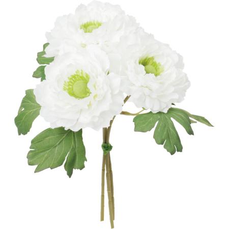 【造花】YDM/ラナンキュラスバンドル ホワイト/FB-2691W