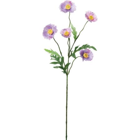 【造花】YDM/ポピースプレー ラベンダー/FA-7288LAV