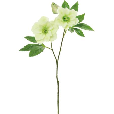 【造花】YDM/パーティードレスクリスマスローズ ホワイトグリーン/FA-7600W/G