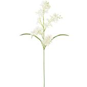 【造花】YDM/ミニシンビジュームスプレー ホワイト/FA-7607W